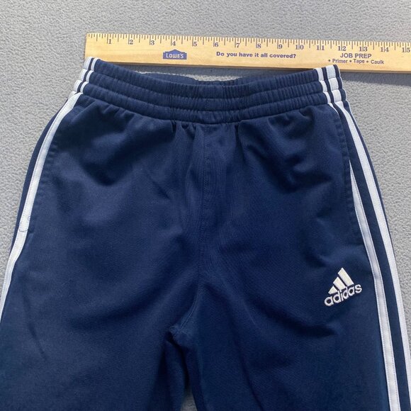 Adidas Boys Blue Athletic Pants  Blue Pockets,Pull On,Size Large (‎ 14-16) - Picture 4 of 12